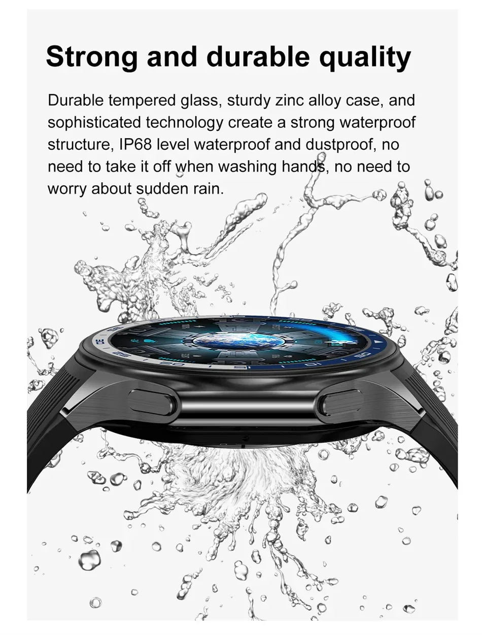 DT Watch X 4G Memory For OPPO Smart Watch Music Video Bluetooth Call IP68 Waterproof AMOLED Smartwatch For TWS Earphones 2026New