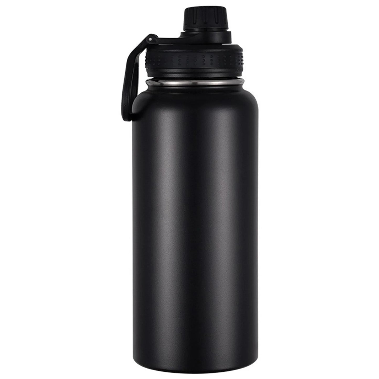 1 40oz Sports Portable Water Bottle, Suitable for Outdoor Camping and Other Sports, Cold-Keeping Bottle, Space Bottle, 1200ml Wide-Mouth Bottle, with Three-Finger Lid, Cycling Water Bottle