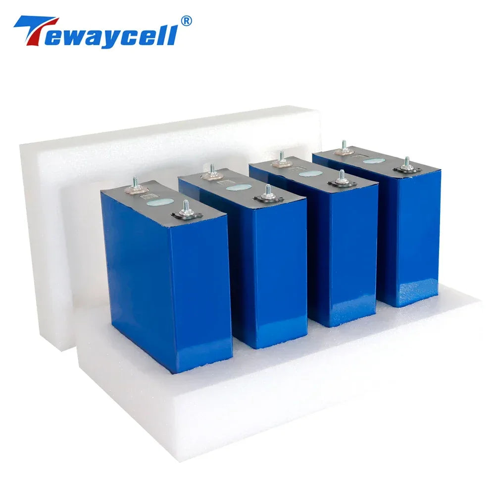 Tewaycell 3.2V 315Ah 320Ah Lifepo4 Lithium Ion Battery 12V 24V 48V Rechargeable Battery Pack for DIY Home Energy Storage