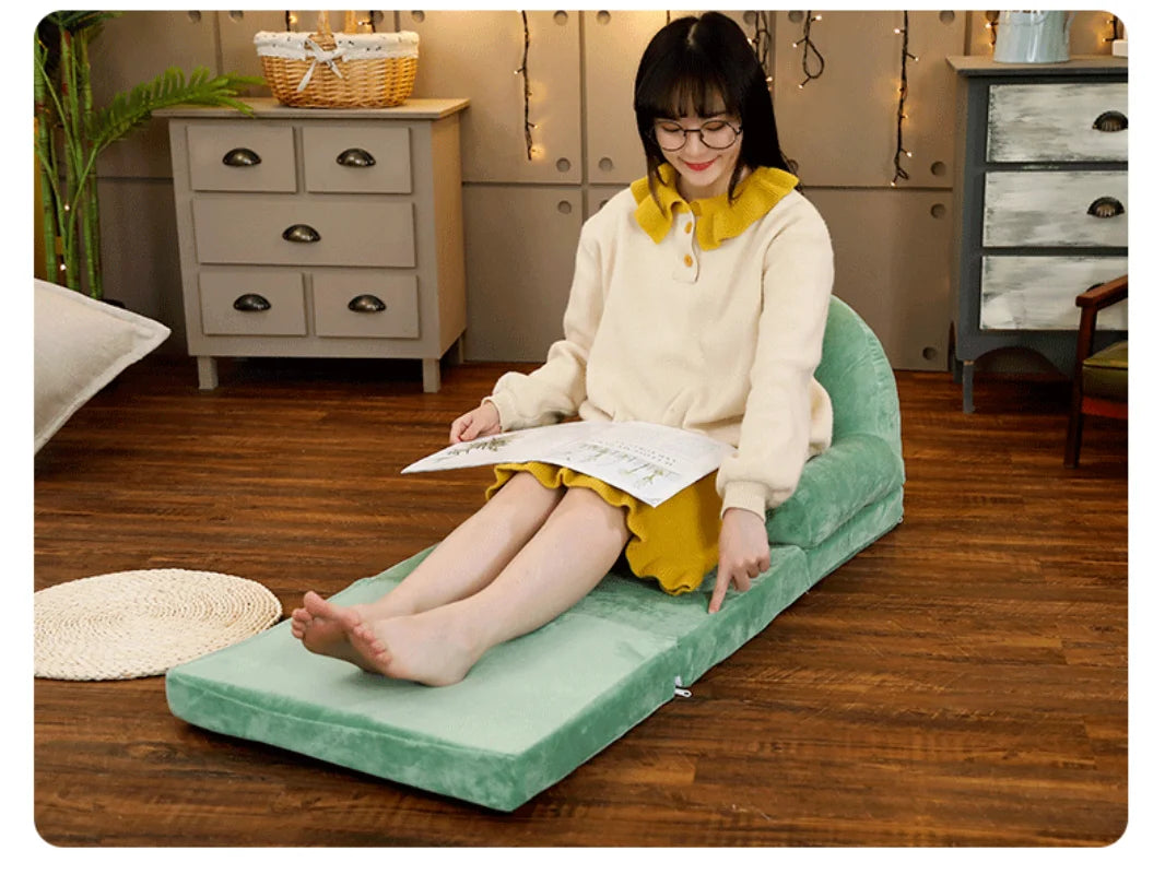 Home Cute Princess Style Folding Sofa Bed Multifunctional Lazy Leisure Single Seat Sofa For Home Decor Living Room Furniture