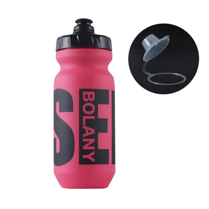 BOLANY 610ML Cycling Bike Water Bottle Bicycle Portable Kettle with Cover Matte Plastic Sports Bottle Outdoor Supplies