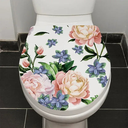 Toilet Sticker Strong Adhesive Toilet Sticker Decorative Sea Fish Toilet Sticker Waterproof Adhesive For Home 2025 Christmas