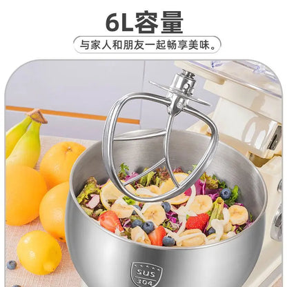 1500W stand Chef Machine mixer Multifunctional  Commercial Mixer Dough Mixer Household Small Automatic New electric blender 220V