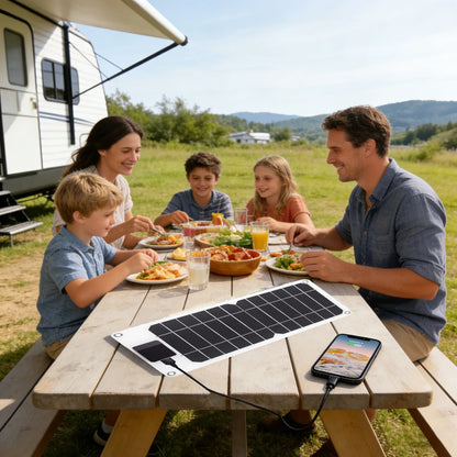 6W Portable Solar Panel Charger 5V USB Output High Efficiency Monocrystalline Solar Phone Charger for Mobile Power Bank Outdoor