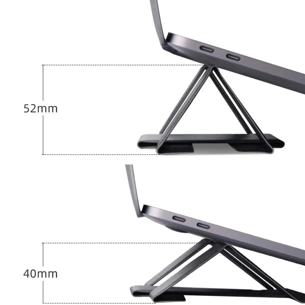Foldable Tablet PU Stand for 12.5 13 14 15 16inch Laptop Holder Computer Tablets Bracket Adjustment Mount Office Accessories