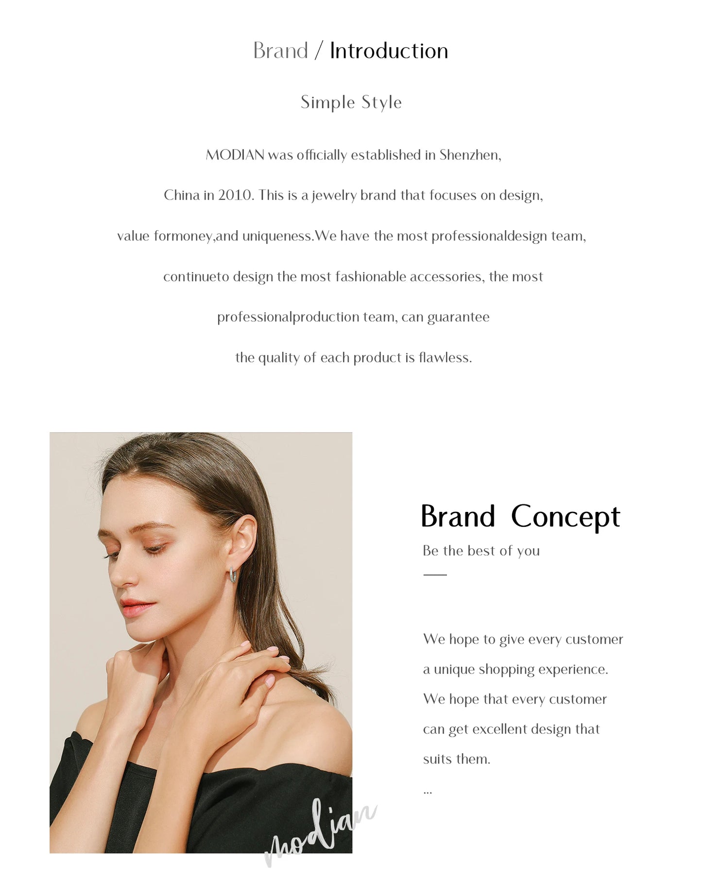 MODIAN 3 Sizes Heart Moissanite Ear Studs 925 Sterling Silver Dazzling Stackable Fashion Stud Earrings For Women Fine Jewelry