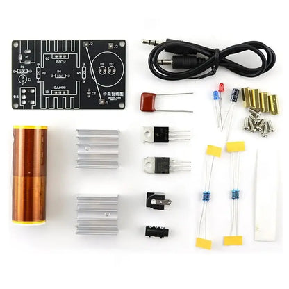 ABKI-Mini For Tesla Coil Kit Transmission DC 15-24V DIY Kits 15W Music Tesla Coil Plasma Speaker For Tesla Coil DIY Kits