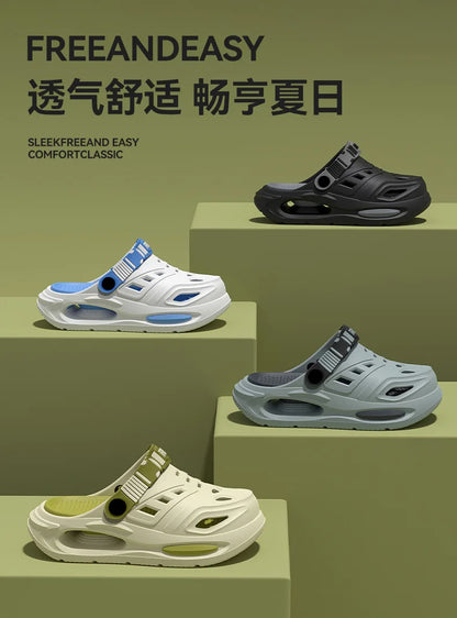 Cave Shoes for Men's Summer New Style, Non Slip and Non Tiring, Foot Arch Support, Outdoor Cool Slippers for Men Mens Shoes