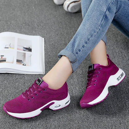 MAEDEF New Fashion Ladies Casual Shoes Summer Light Mesh Breathable Shoes Women's Sports Shoes Outdoor Anti-slip Training Shoes