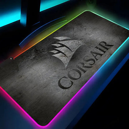 CORSAIR Mouse Pad Rgb Xxl Laptop Mat Gaming Mousepad Backlit Keyboard Gamer Girl Table Pads Desk