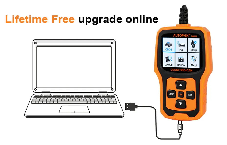 Autophix OM126P OBD2 Scanner Code Reader EOBD JOBD Universal OBD2 Car Engine Analyzer Automotive Scanner Scan Tools Free Update
