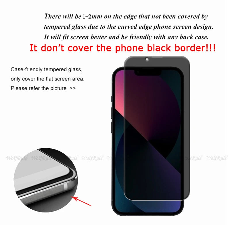 4Pcs For iPhone 16e Glass iPhone 16e Tempered Glass Privacy Anti-Spy HD 9H Cover Phone Screen Protector For iPhone 16e iPhone16e