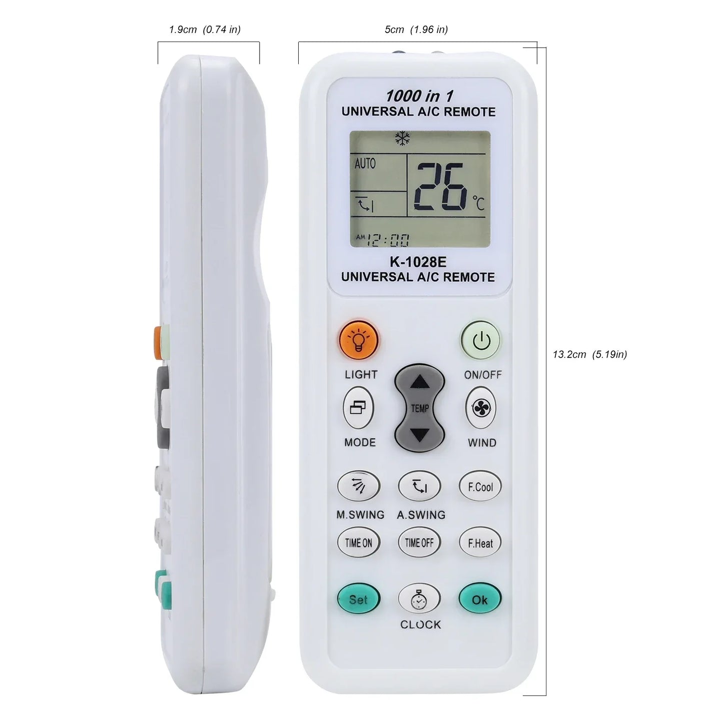 Universal Remote Control K 1028E A/C Digital LCD For Air Conditioner for L Panasonic Sharp Samsung Fujitsu Gree Guangda Haier