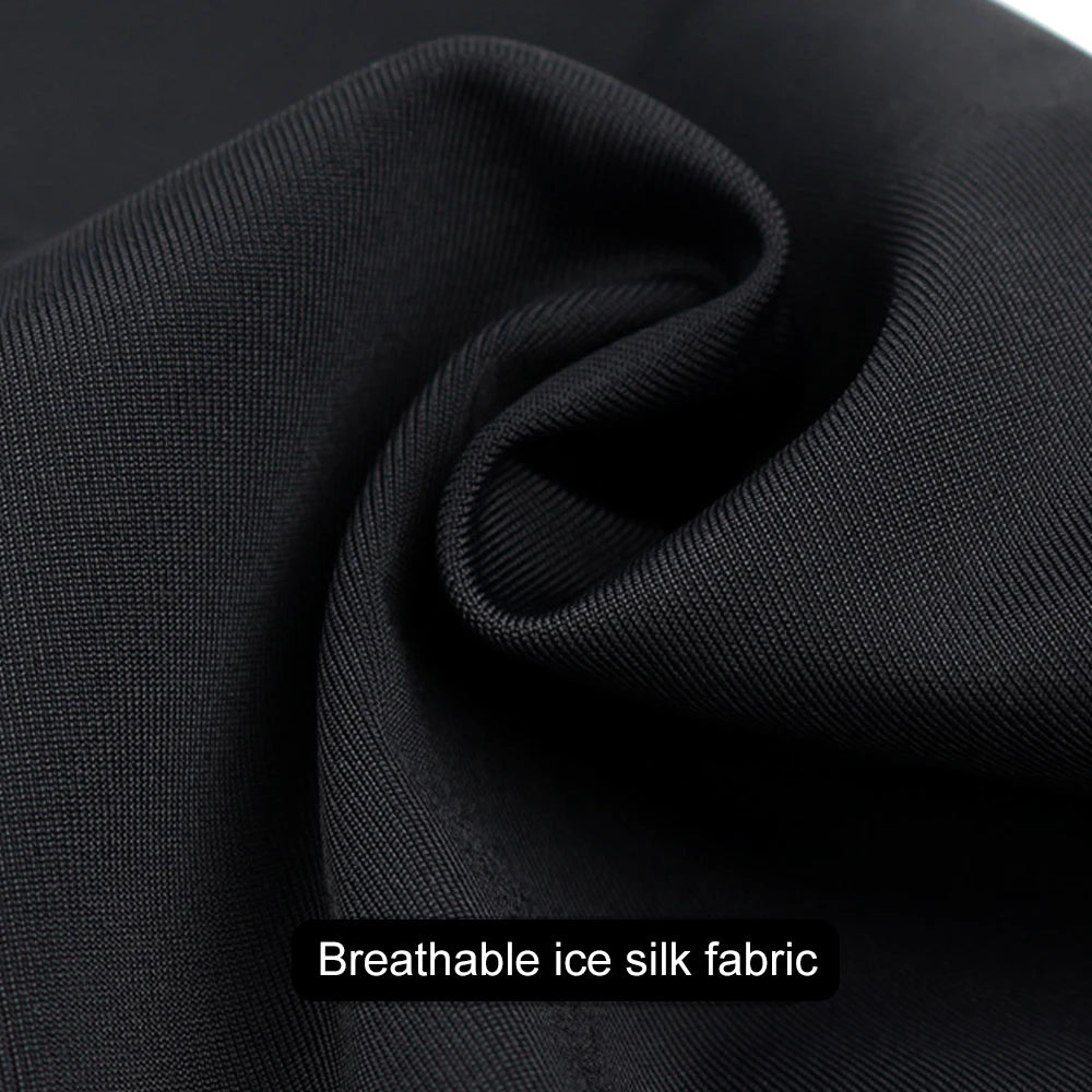 1Pair Ice Fabric Breathable UV Protection Running Cooling UPF 50 Arm Sleeves Fitness Basketball Elbow Pad Sport Cycling Outdoor
