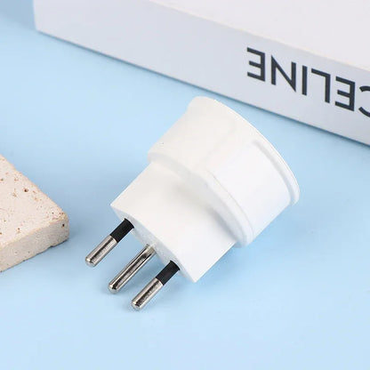 1 Pc European France To Swiss Plugs Travel Adapter 3 Pin Plug 10A 250V Power Plug EU To Switzerland Electrical Plug Socket