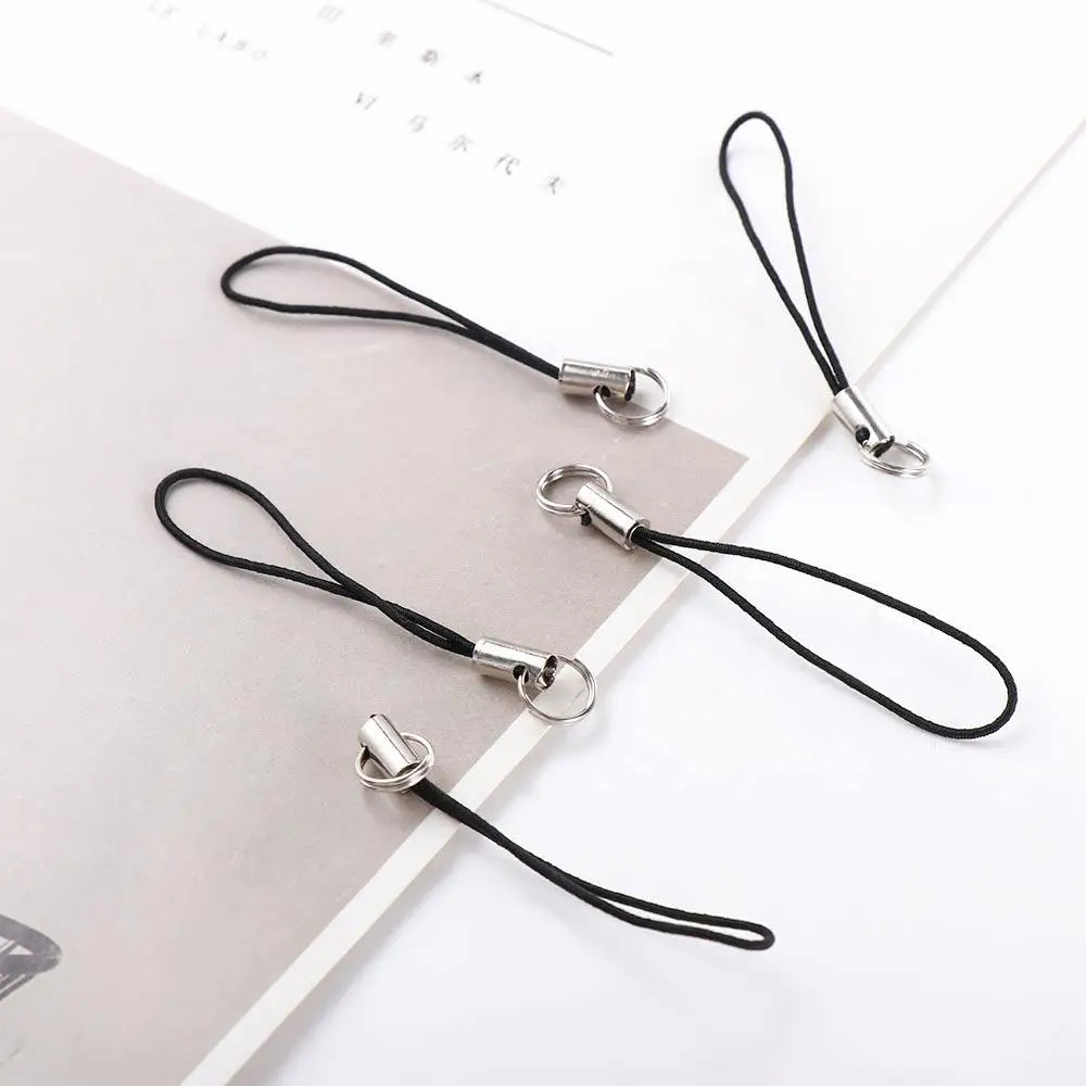 10Pcs Phone Hanger Clips Key Holder Bag Key Ring DYM Phone Lanyard String Phone Lanyard Lobster Clasp Rope Lanyard Lariat Cords