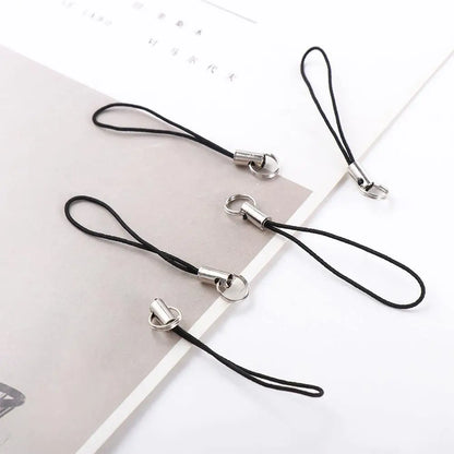 10Pcs Phone Hanger Clips Key Holder Bag Key Ring DYM Phone Lanyard String Phone Lanyard Lobster Clasp Rope Lanyard Lariat Cords