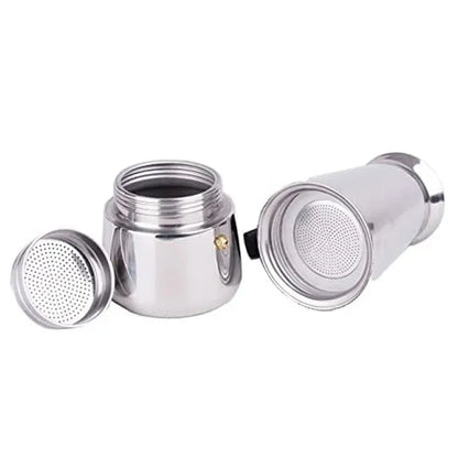 Stainless Steel Moka Pot Espresso Percolator Coffee Pots Electric Italian Turkish Portable Camping Moka Pots
