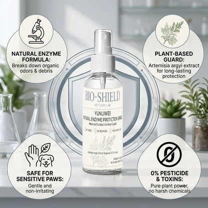 YULIWEI Natural Enzyme Pet Protection Spray Plant Essential Oil Insect Repellent Dog Cat Safety Indoor and Outdoor Protection