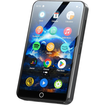MP3 Player with Bluetooth and WiFi，4" Touch Screen Music Player Android 9.0 MTK 8 Core，MP4 Player with Spotify，Audible，Deezer，Am