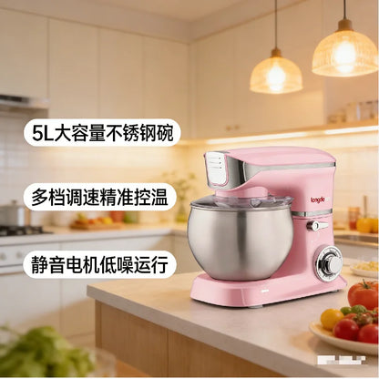 110V/220V Dragon Stand Mixer Small Household Multi-function Dough Kneader Cream Whisker Automatic LAB