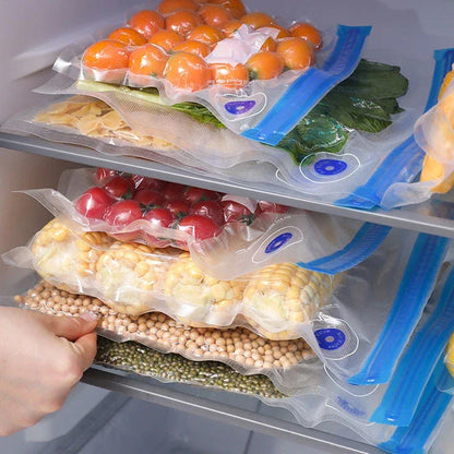 Reusable Vacuum Storage Bags 3D Printer Filament Electric Vacuum Pump Air Valve Pump Sealing Vegetables Food Storage Zipper Bag
