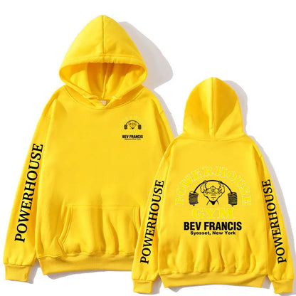 Funny Powerhouse Gym Hoodie Harajuku Men's Oversized Long Sleeve Sweatshirt Geek Fitness Hoody Tracksuit Gothic Streetwear Tops