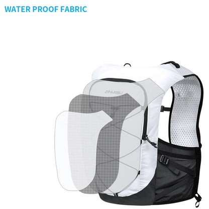 Running Backpack Hiking Bag Breathable Waterproof Portable Water Bottle Backpack Cycling Backpack for Camping, Adventure