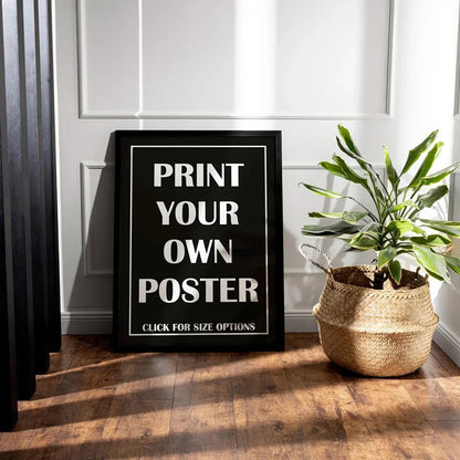Custom Poster Printing Poster Or Canvas from Photo Print Your Own Design Wall Art Home Decor Movie & Family Canvas Custom Gift