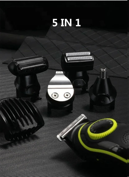 Hair Clipper Kemei KM-696 Multifunctional Trimmer for Men Electric Shaver for Men's Razor Nose 5 in 1 Professional Trimmer