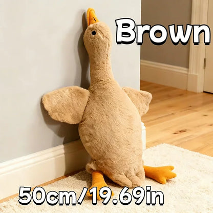 50cm Soft Colorful Duck Plush Toy for Cats Dogs Relax Pet Companion Anxiety-Relieving Dog Buddy Energy Release Gift for Pets