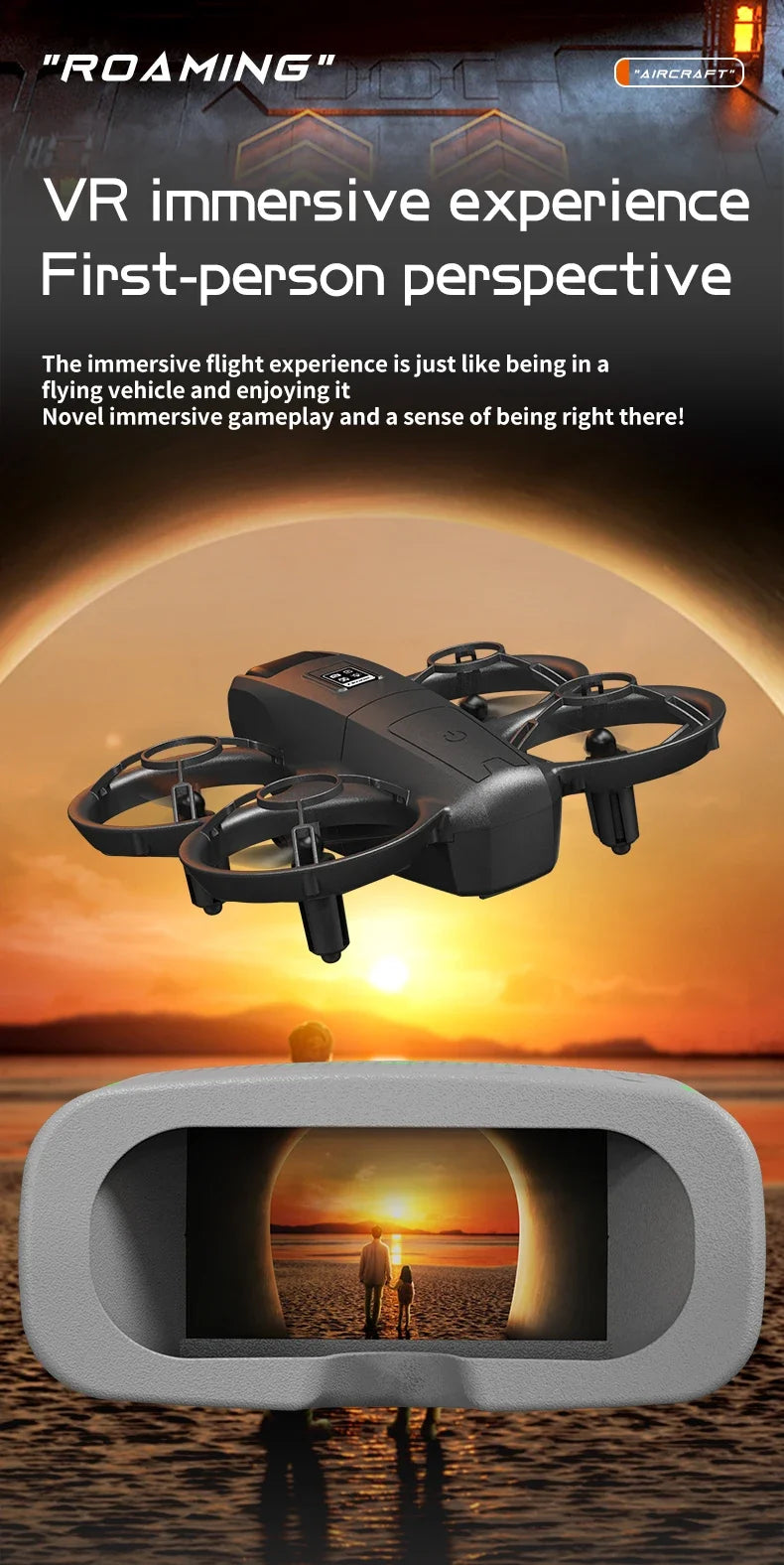 X228 Drone with VR Glasses 4K 2.4G WIFI Positioning Professional HD Aerial RC Plane HD Dual Camera Quadcopter Aerial Drones Toys