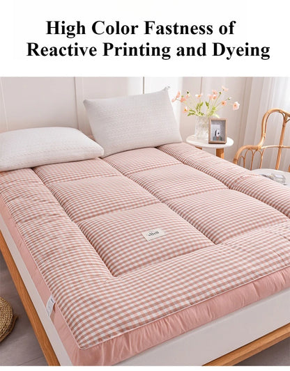 NewestFoldable Lightweight Portable Sleeping Pad/Tatami Mat Japanese Futon Mattress  Soft Fabric,Easy Storage & Travel Mattress