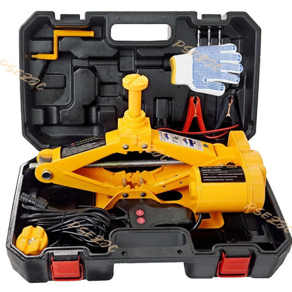 Car Jack 2T/3T12V DC Lifting Tire and Wheel Repair and Replacement Kit SUV Van and Emergency Equipment