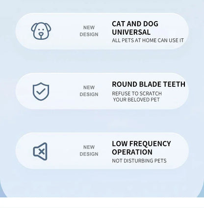 Pet Dog Electric Groomer Trimmer with LED Light Waterproof Pet Foot Hair Trimmer Low Noise Cat Dog Face Foot Ear Hip Paw Shaver