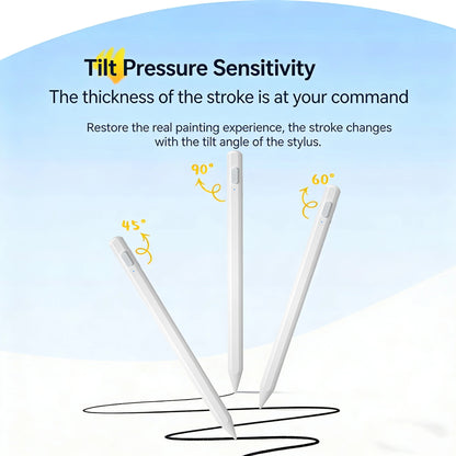 Stylus For Apple Pencil 2025 Magnetic Wireless Charging iPad 11 13 M2 M3 Pro 12.9 11 Air 4 5 Mini 6 for iPad Tilt Palm Rejection