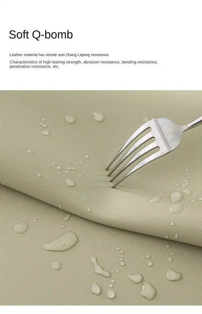 Leather Table cloth for Home Easy Clean Table Protector Waterproof Tea Coaster Large Desk Mat Anti-Slip Gamer Keyboard Mouse Mat