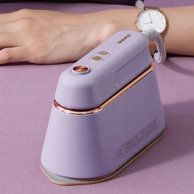 DAEWOO Portable Steam Iron Mini Electric Garment Steamer Clothes Hanging Machine For Travel Business Trip HI-029