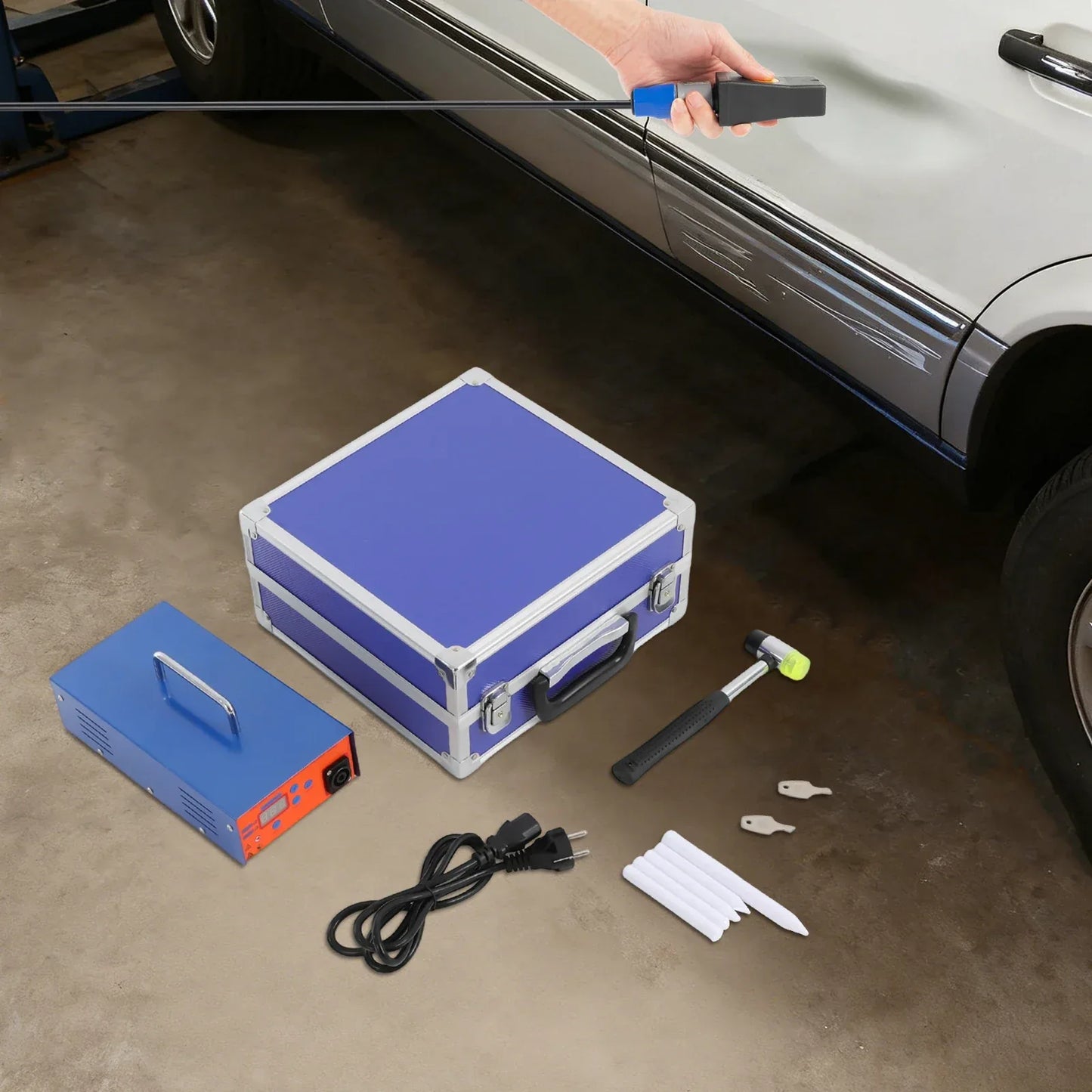 Paintless Dent Repair Tool Car Electromagnetic Induction Heater Hot Box With Digital Screen, Power Adjustment Function 110v/220v