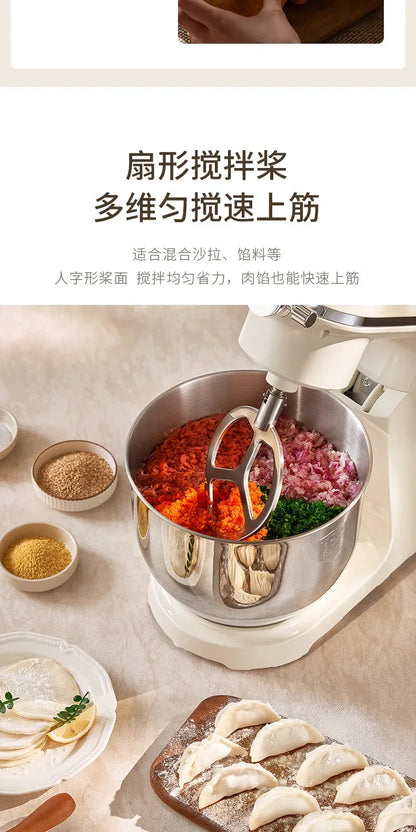 Multifunctional Household Stand Mixer Automatic Dough Kneading Meat Grinder Food Blender All-in-One Machine