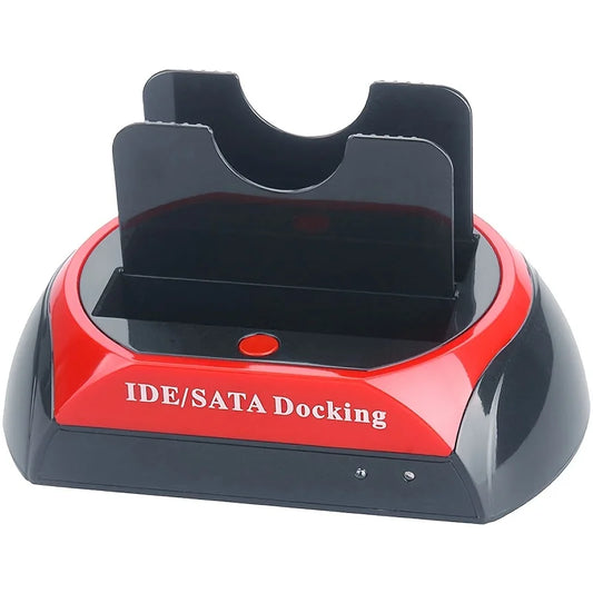 2.5 & 3.5 IDE/SATA Universal Hard Drive Dock - Dual-Disk, Dual-Use Serial & Parallel Ports for Maximum Mobility by PDG ibma