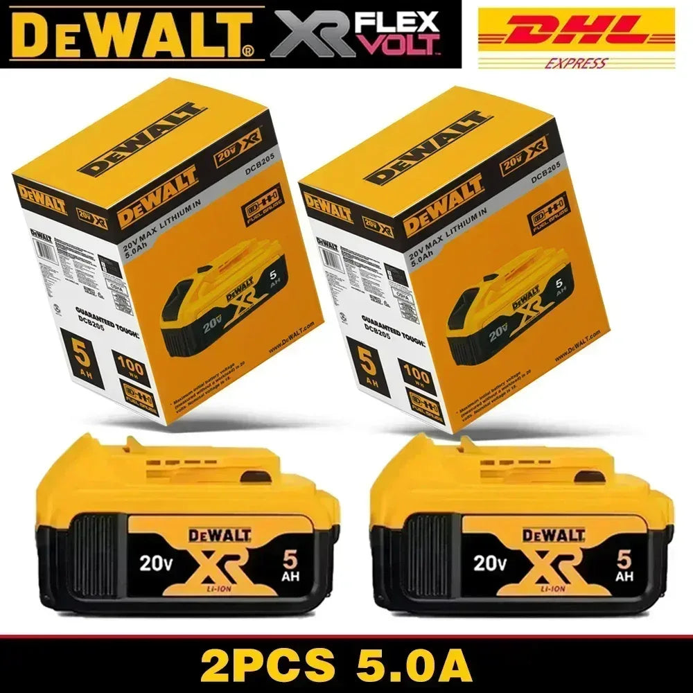 Original Dewalt 20V Battery, dewalt 2AH 3 5AH/6AH Rechargeable Lithium-Ion Battery, Dewalt DCB206 Power Tool Replacement Battery