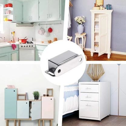 Magnetic Door Catch Strong Heavy Duty Cupboard Magnets Kitchen Cabinet Catches Magnet Latches Stainless Steel For Door Cupboard
