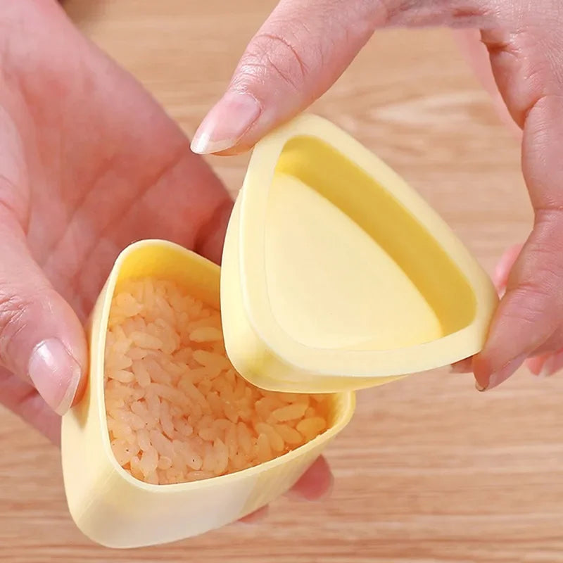 Triangles Sushi Mold Onion Rice Ball Food Press Japanese Bento Kitchen Gadget Set Onigiri Maker Frame Kit Tools Gadgets Dining