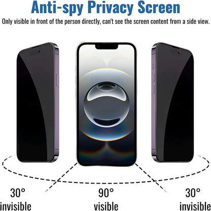 3PCS Privacy Screen Protector for IPhone 16e Tempered Glass for Iphone 16 Pro Max 16E 2025 Anti-Spy GLASS New