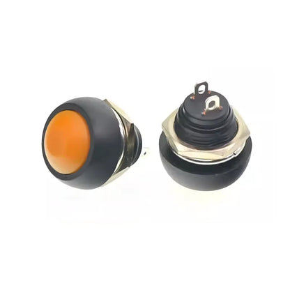 1-10PCS PBS-33B 12MM Small Pushbutton Switches Waterproof Switch Self-resetting Round Without Locking PBS-33B Push button switch