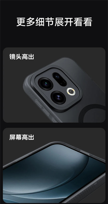 For OPPO Find X9 Pro FindX9 Case Luxury Skin-Touch Matte Magsafe Shockproof Back Cover For OPPO Find X9 Wireless Charging Funda