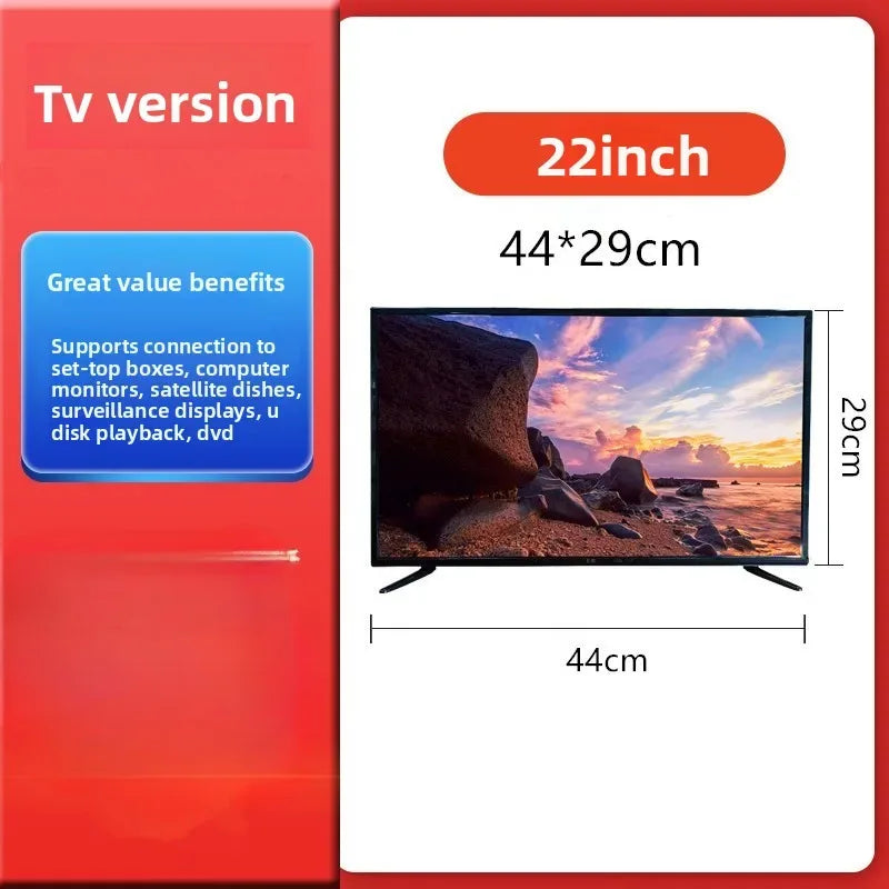 22-24 Inch Intelligent Network TV with TV Function LED Television Home Appliances IPS 1920*1080 Resolution PAL\NTSC\SECAM