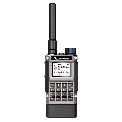 Quansheng UV-K1(8) Air Band Walkie Talkie 50-600MHz Full Band Receive UHF VHF Ham Radio Wireless Frequency Copy Type-C Charging