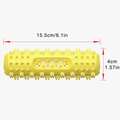 Dog Teething Toy Chew Stick Bite Resistant Fun Leak Proof Food Toy Pet Teether Cleaner Stick